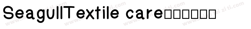 SeagullTextile care字体转换
